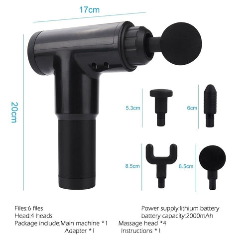 Premium 6 Speeds Handheld Massage gun